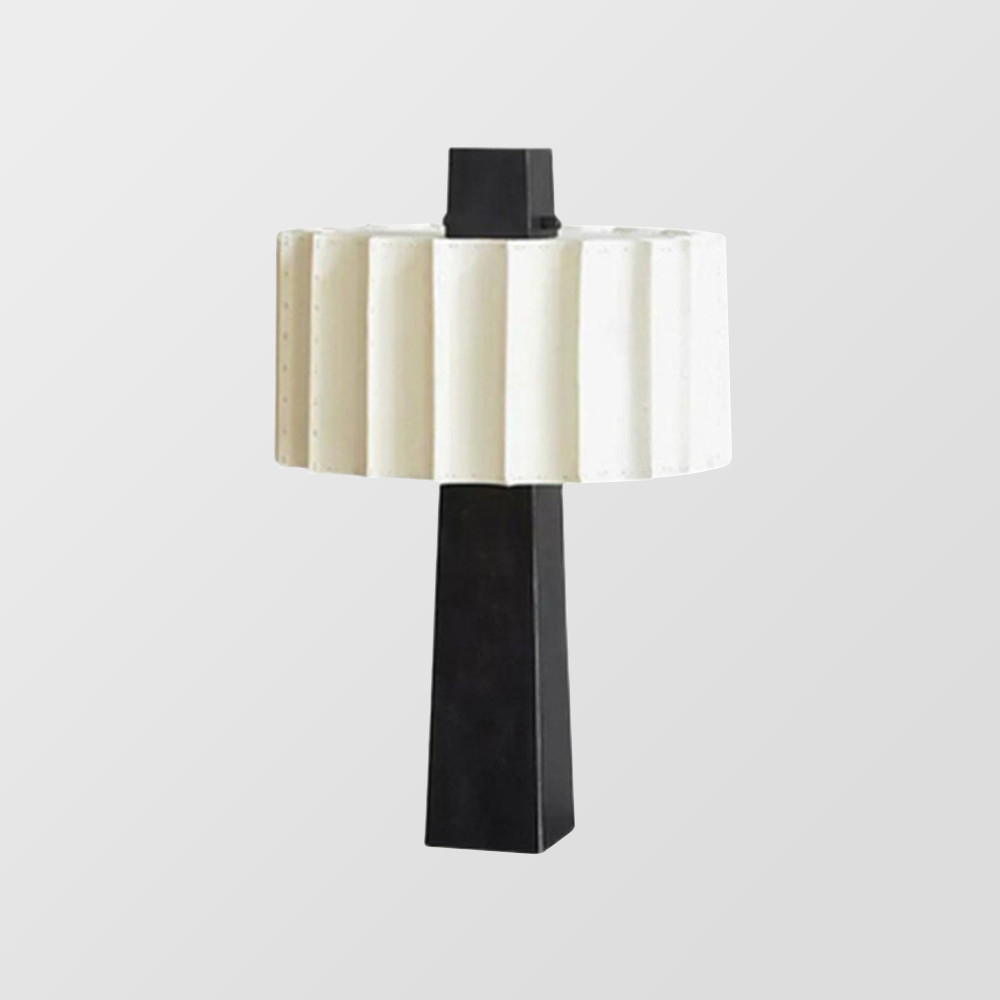 Creative Designer Black & White Decorative Table Lamp - Lumpaz