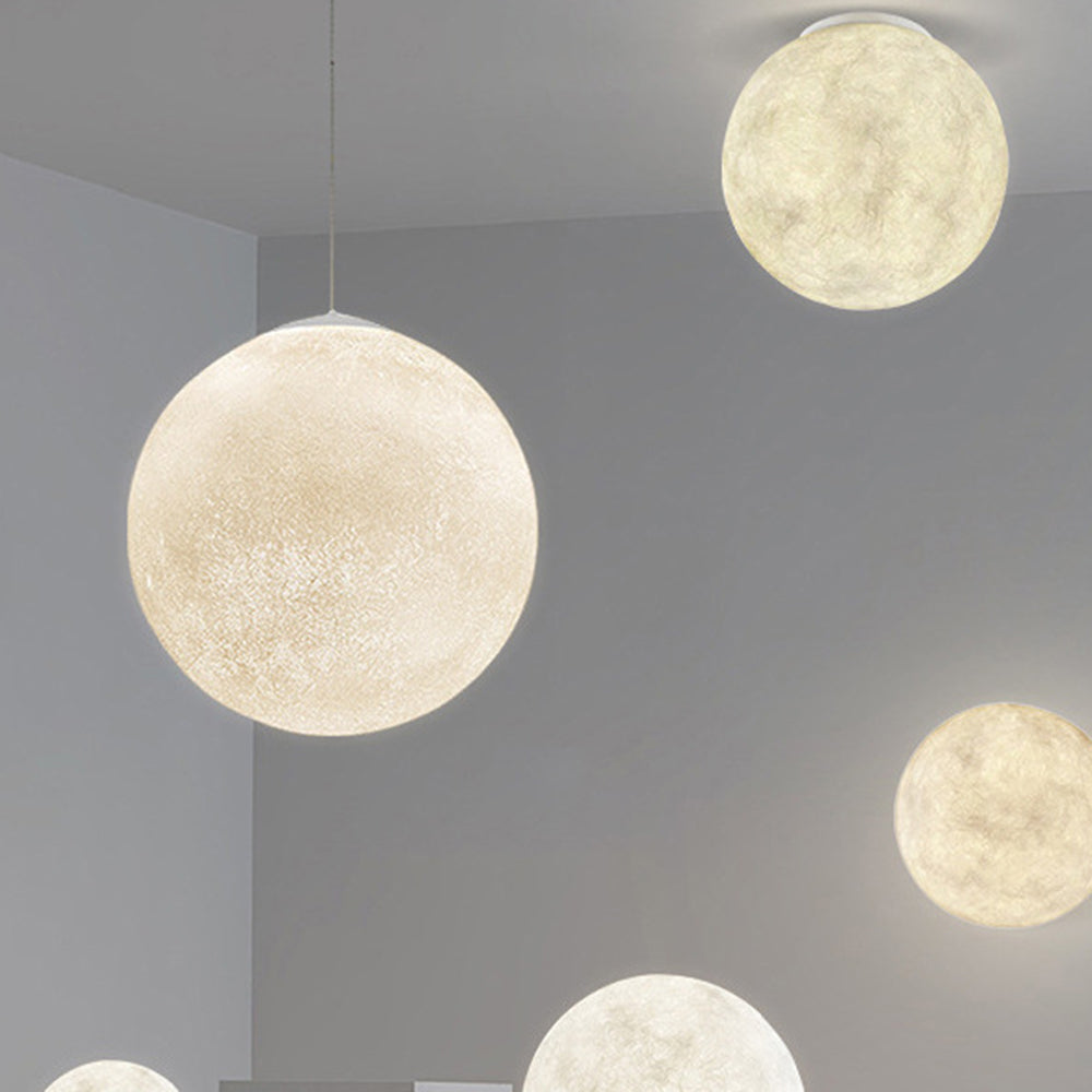 Creative Moon Pendant Light Ball Floor Lamp - Lumpaz