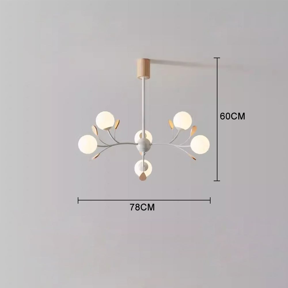 Modern Firefly Glass Chandelier - Lumpaz