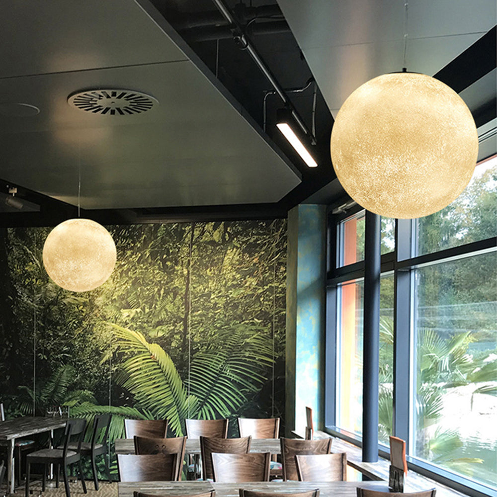 Creative Moon Pendant Light Ball Floor Lamp - Lumpaz