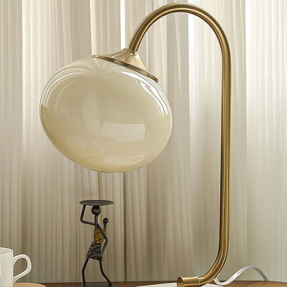 Marshmallow Metal Glass Table Lamp - Lumpaz
