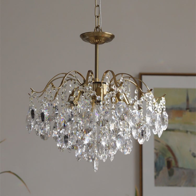 French Light luxury Romantic Crystal Chandelier - Lumpaz