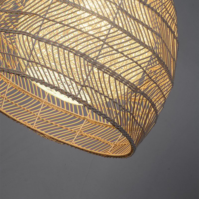 Vintage Rattan Handwoven Basket Lamp Fixtures - Lumpaz