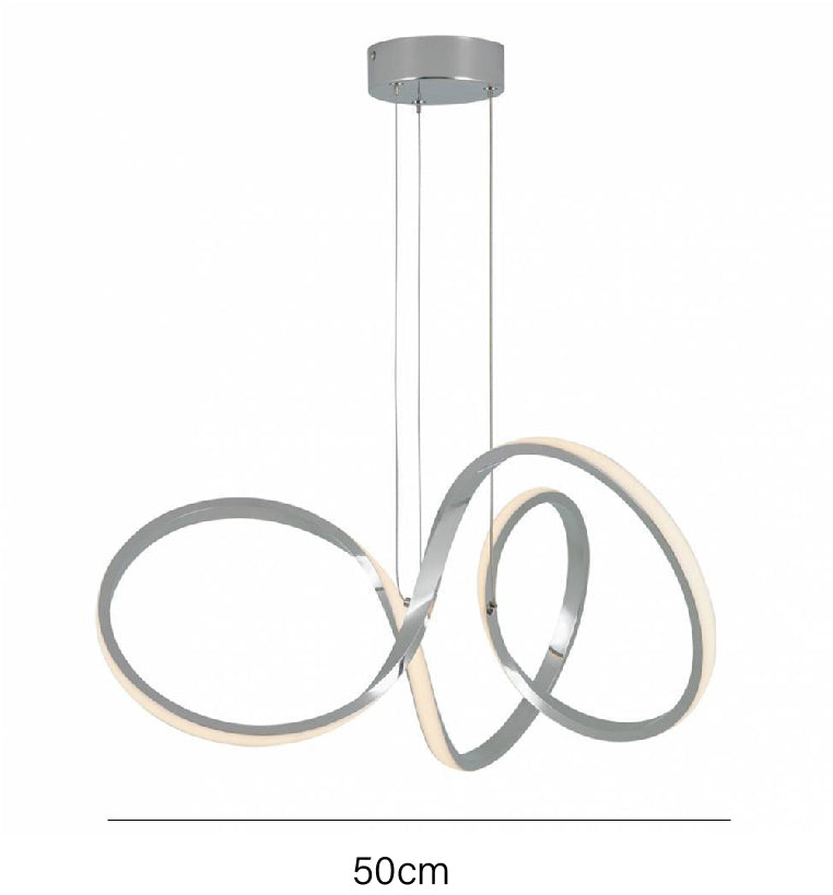 Nordic Minimalism Swirl Integrated Ceilng Light - Lumpaz