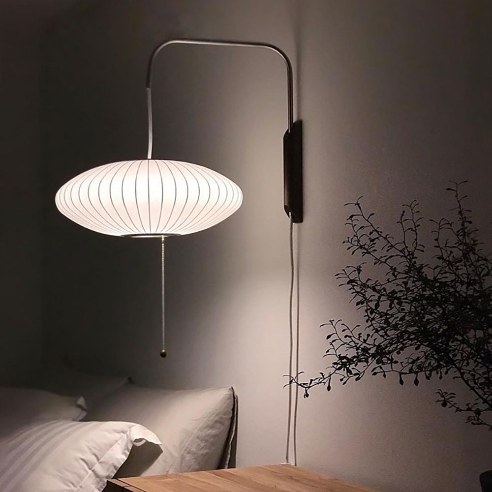 Wabi-sabi Silk Wall Lamp - Lumpaz