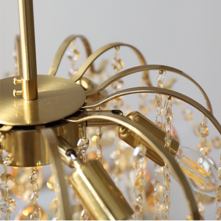 French Light luxury Romantic Crystal Chandelier - Lumpaz