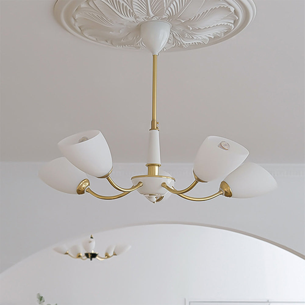Medieval Modern Simple Black Bedroom Chandelier - Lumpaz