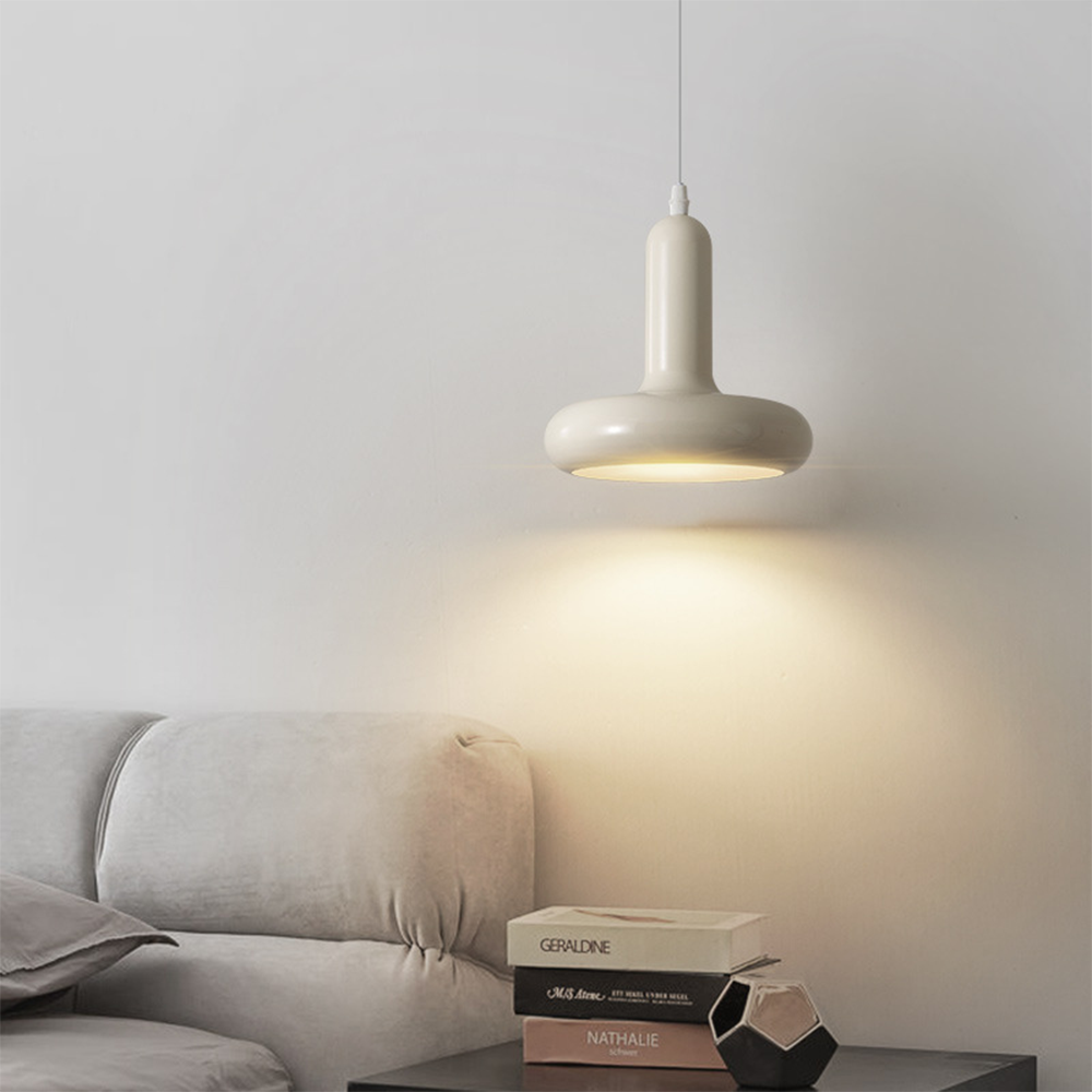 Bauhaus Puck Creamy Pendant Light - Lumpaz