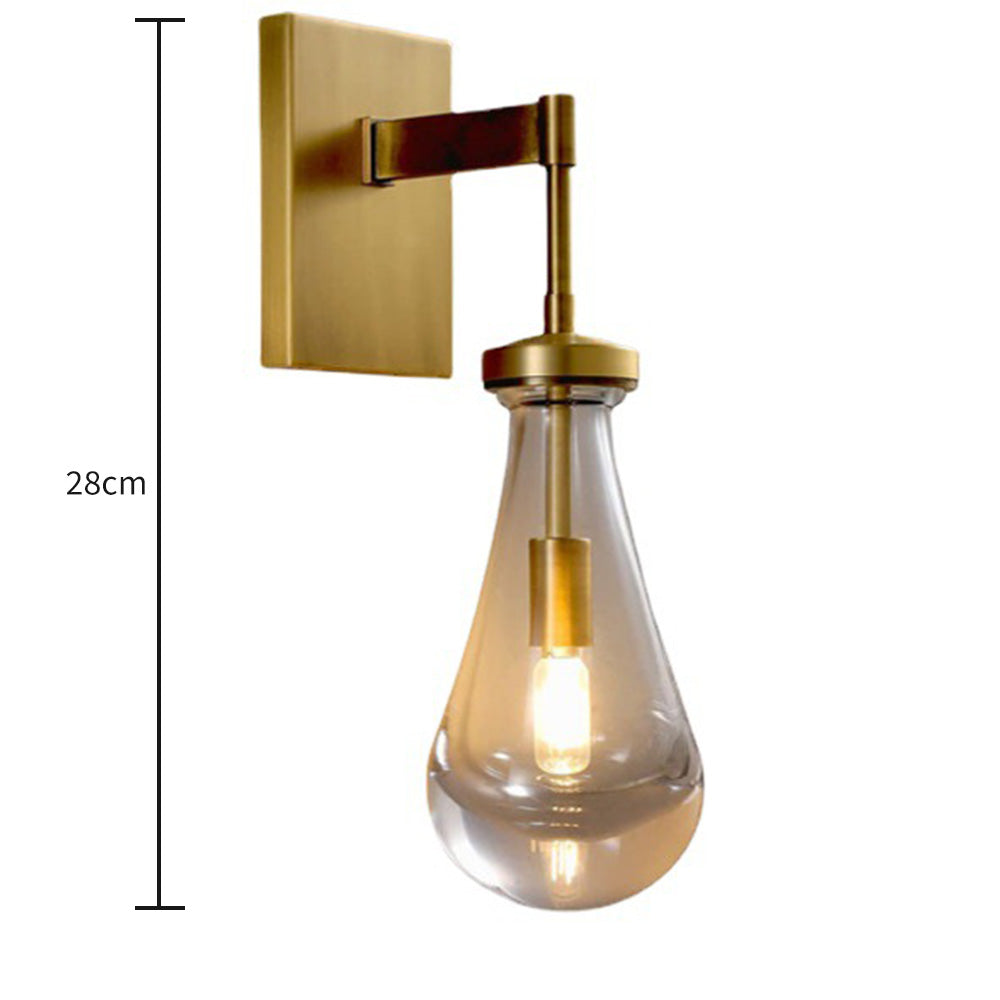 Art Creative Short Raindrop Wall Light For Dining Room - Lumpaz