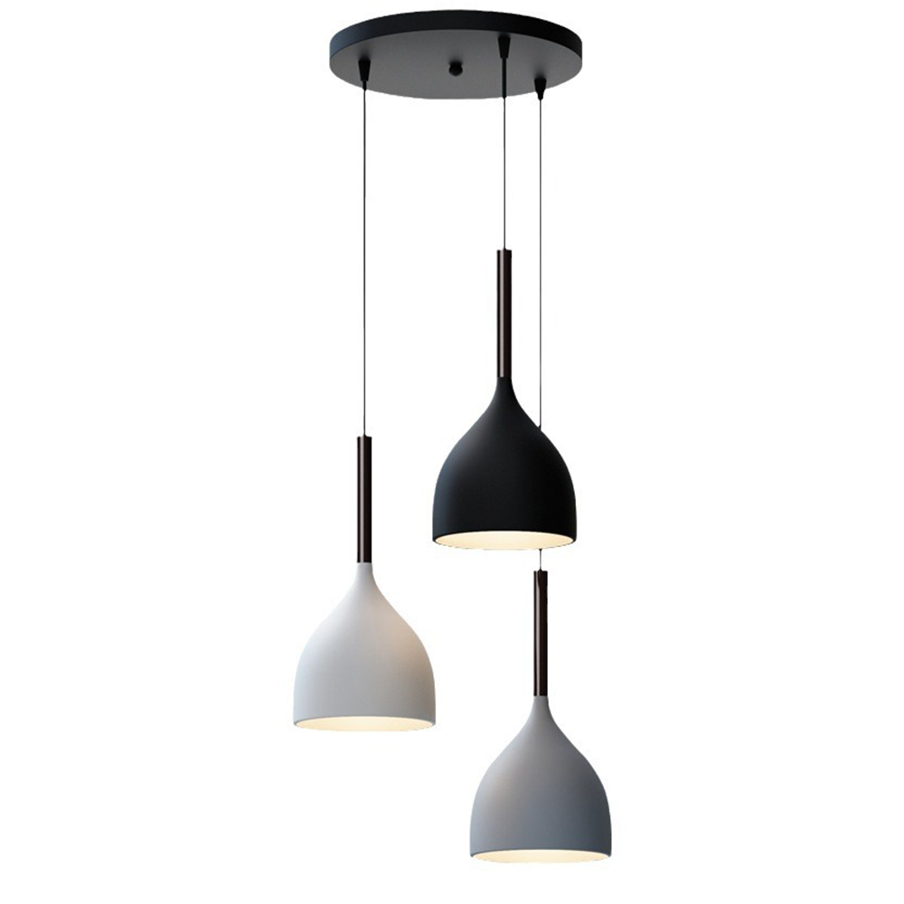 Modern Metal Triple Pendant Lights - Lumpaz