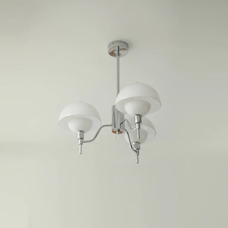 French White Cream Mushroom Chandelier - Lumpaz
