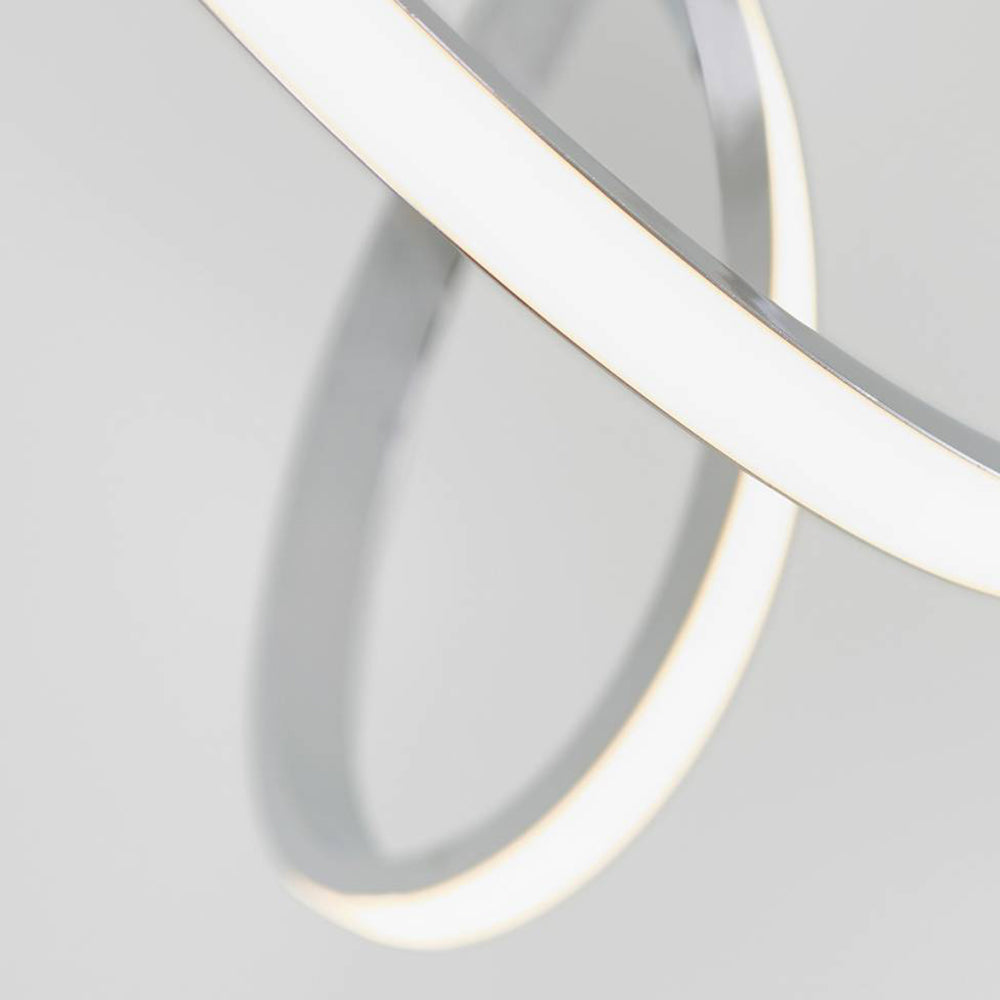 Nordic Minimalism Swirl Integrated Ceilng Light - Lumpaz