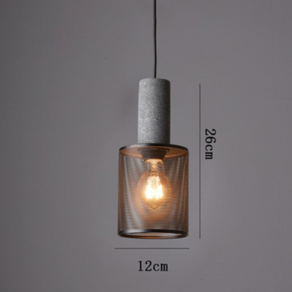 Modern Iron Grey Hanging Light Pendant Lampshade - Lumpaz