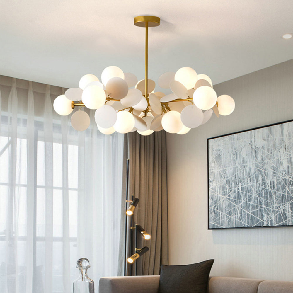 Nordic Multicolored Flower Branch Living Room Chandelier - Lumpaz