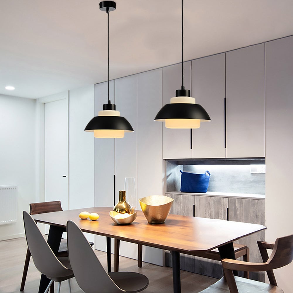 Minimalist Aluminum Pendant Light for Dining Room - Lumpaz