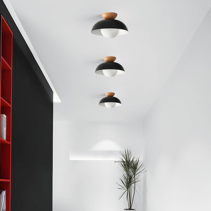Minimalist Eco-friendly Metal Ceiling Light - Lumpaz