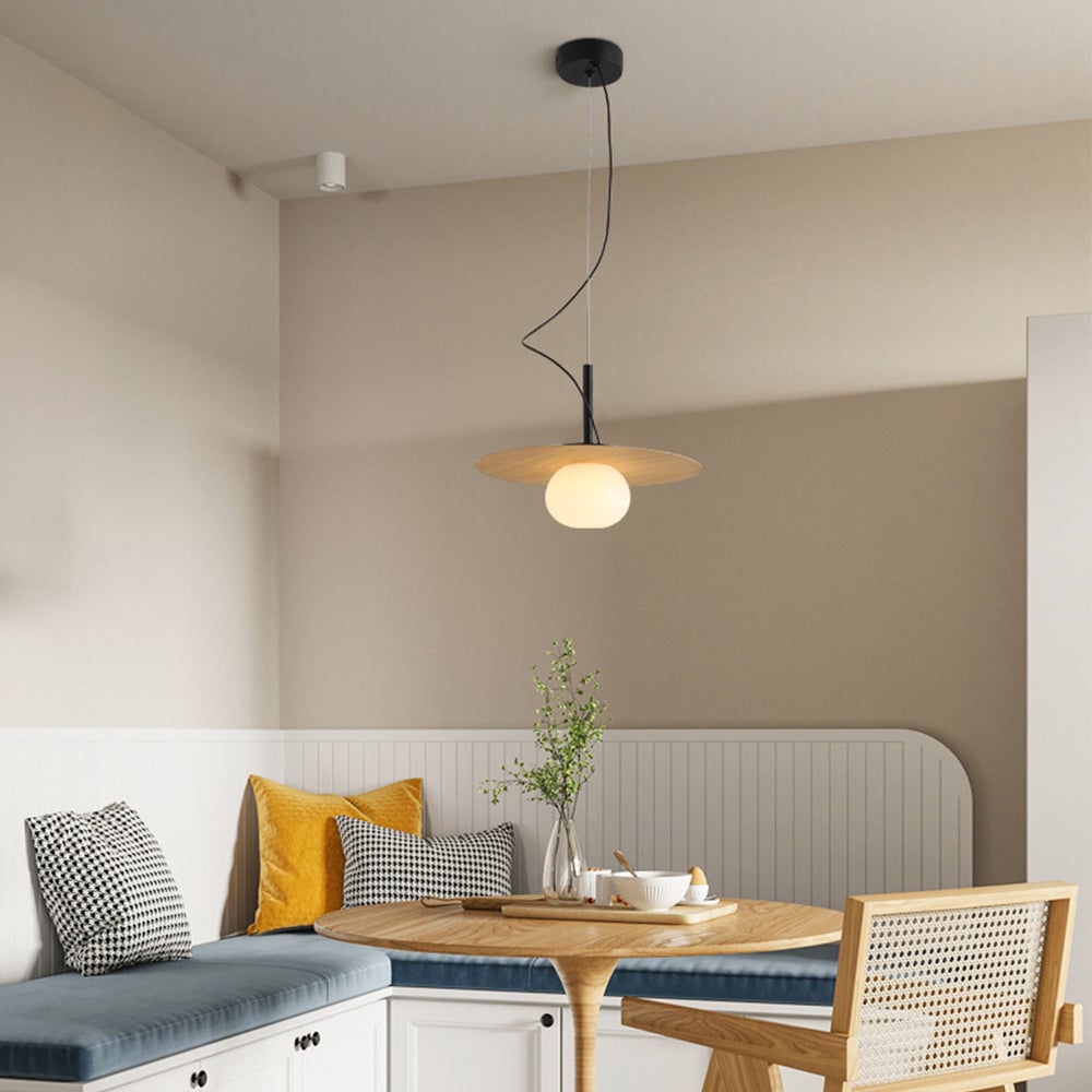 Modern Iron Pendant Light Glass Chandelier - Lumpaz