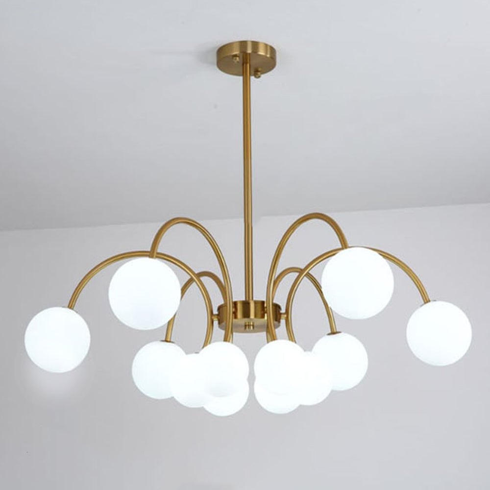 Modern Gold Sputnik Shape Chandelier - Lumpaz