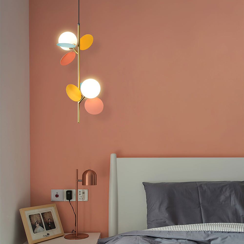 Glass Lampshade Chandelier Personality Art PVC Pendant Light - Lumpaz