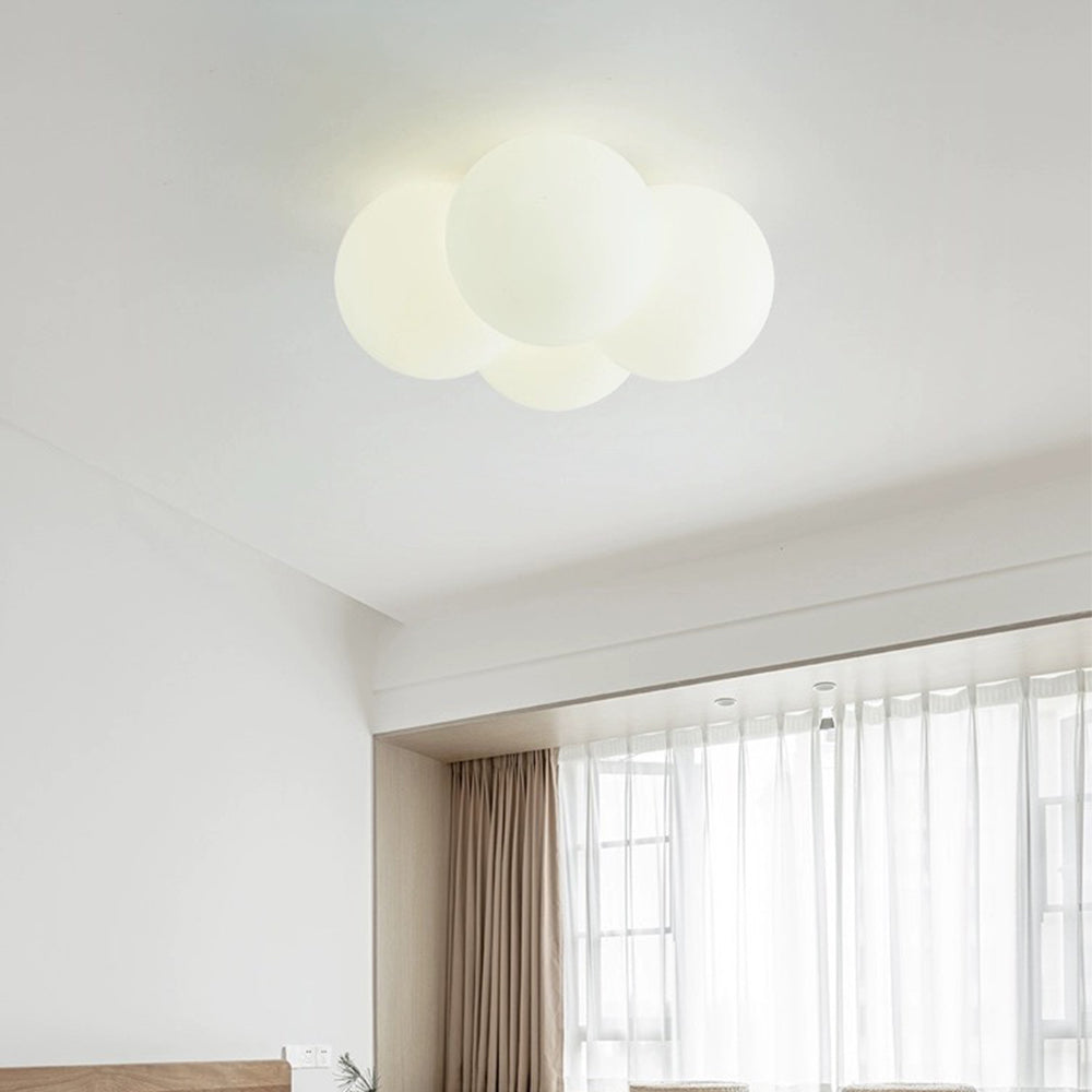 Modern White Cloud Bubbles Ceiling Light - Lumpaz