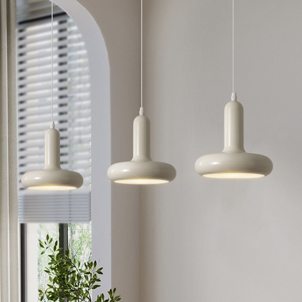 Bauhaus Puck Creamy Pendant Light - Lumpaz