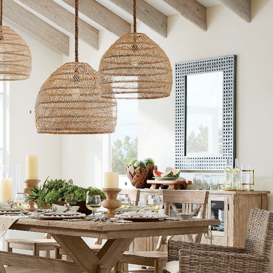 Handmade Hemp Rope Hanging Ceiling Lights - Lumpaz