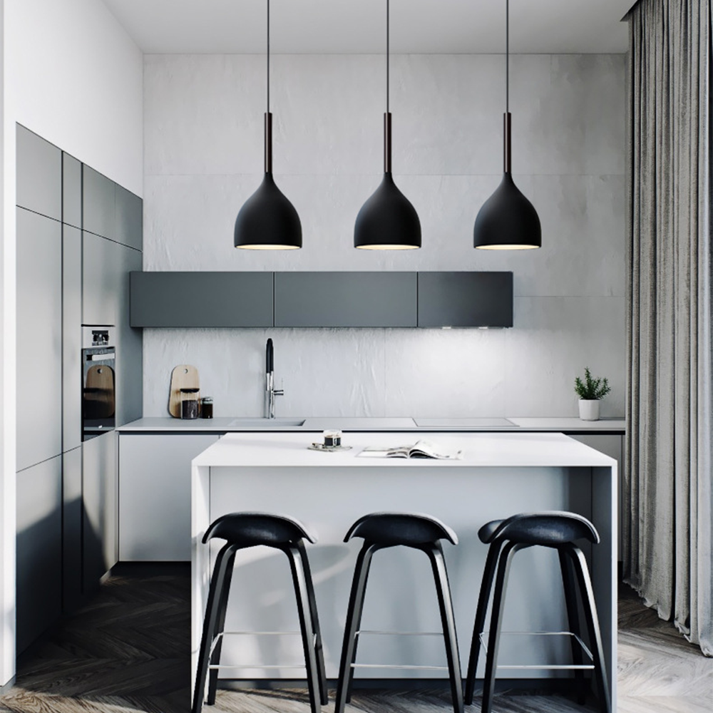 Modern Metal Triple Pendant Lights - Lumpaz