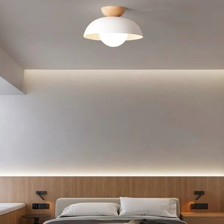 Minimalist Eco-friendly Metal Ceiling Light - Lumpaz