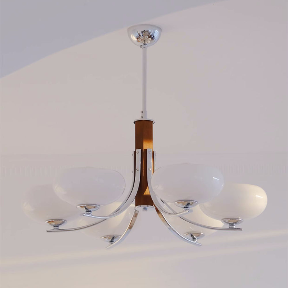 Medieval Bauhaus Solid Wood Chandelier - Lumpaz