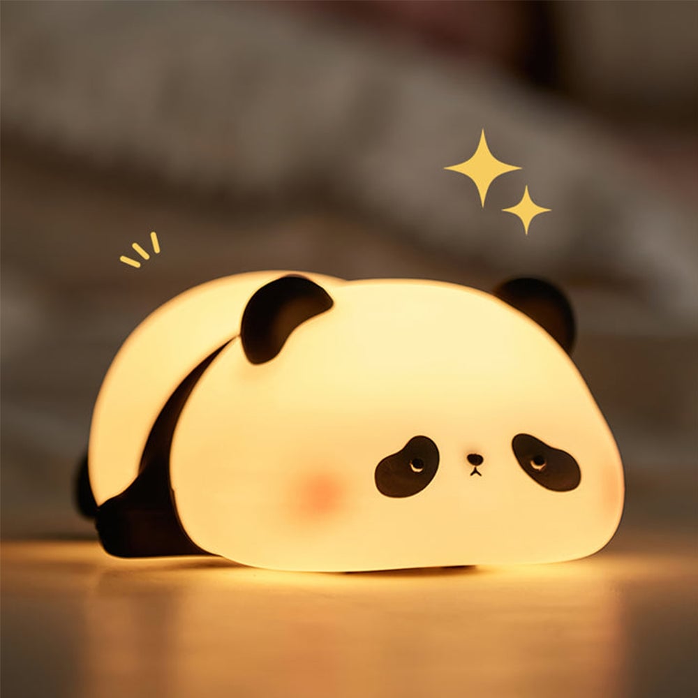 Panda Led Silicone Bedroom Night Light Table Lamp - Lumpaz