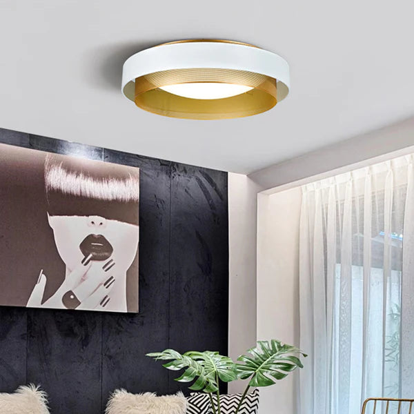 Minimalist LED Ceiling Light Flush Mount Panel Ceiling Lamp for Bedroom - Lumpaz