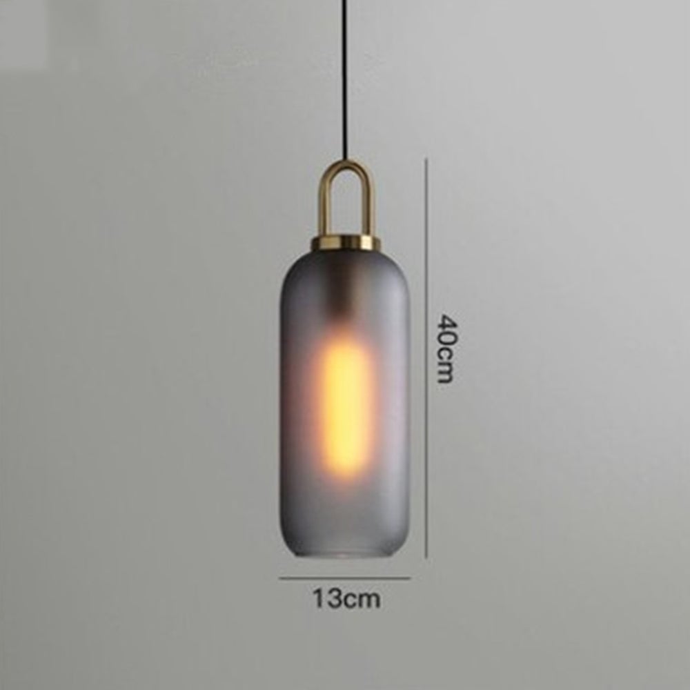 Modern Glass Living Room Pendant Light - Lumpaz