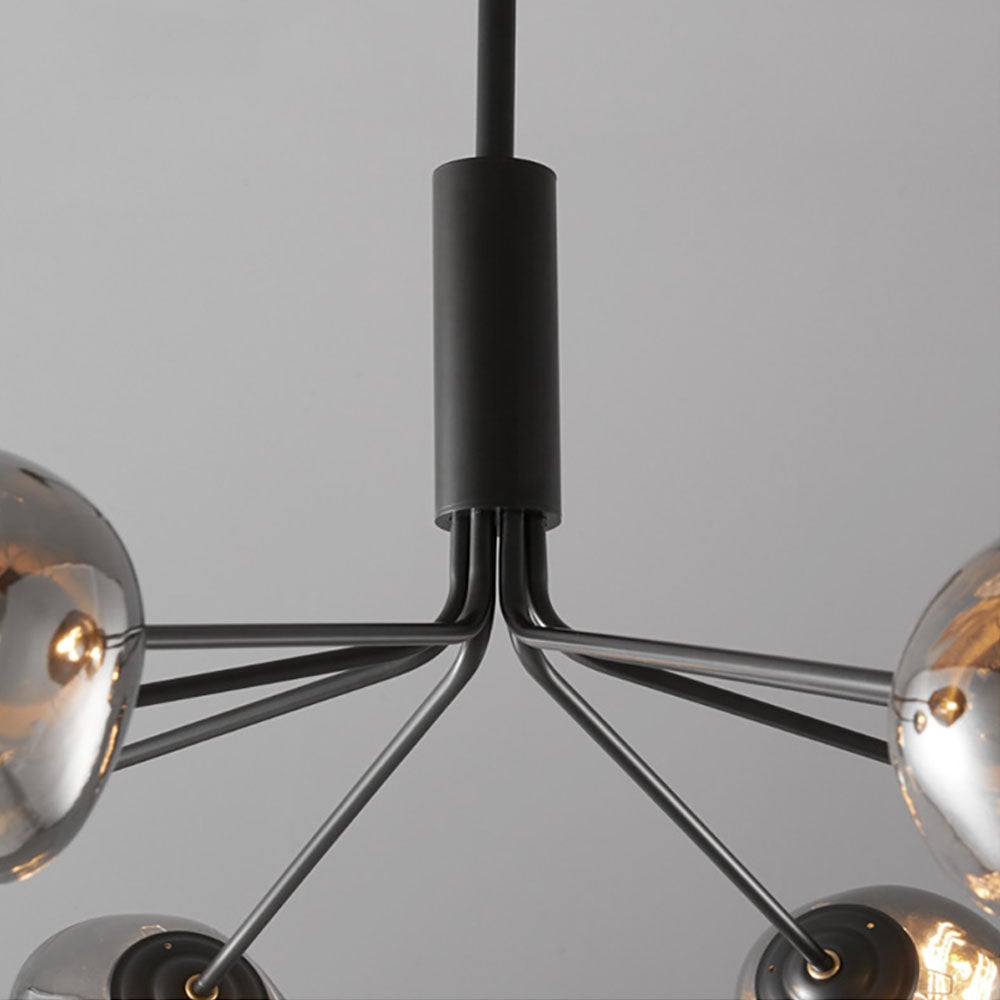 Modern Molecular Lava Glass Living Room Chandelier - Lumpaz