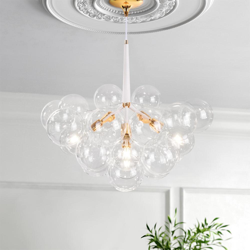 Large Glass Bubble Chandelier for Living Room - Lumpaz