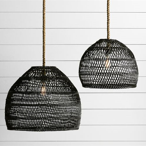 Handmade Hemp Rope Hanging Ceiling Lights - Lumpaz