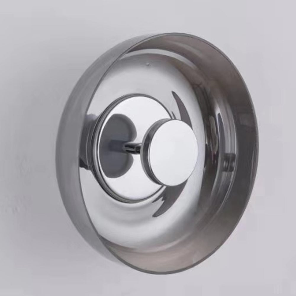 Glass Bowl Bedroom Bedside Wall Light - Lumpaz