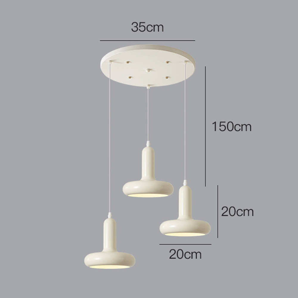 Bauhaus Puck Creamy Pendant Light - Lumpaz