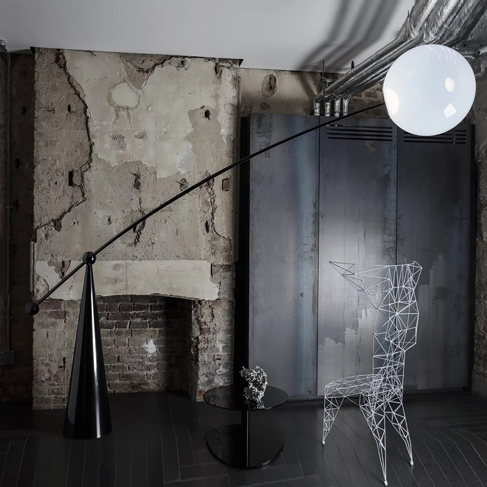 Minimalist Designer Iron Fishing Floor Lamp - Lumpaz