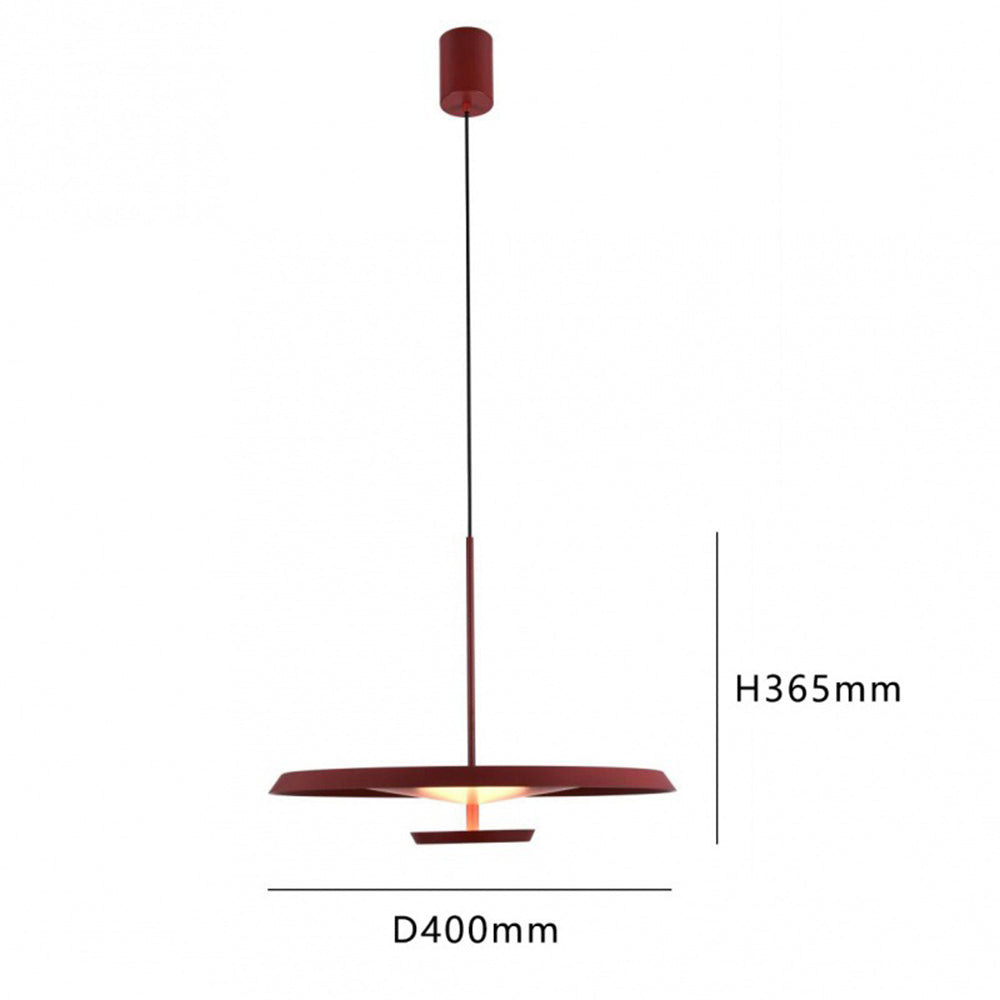 Modern LED Fixtures Round Plate Pendant Lights - Lumpaz