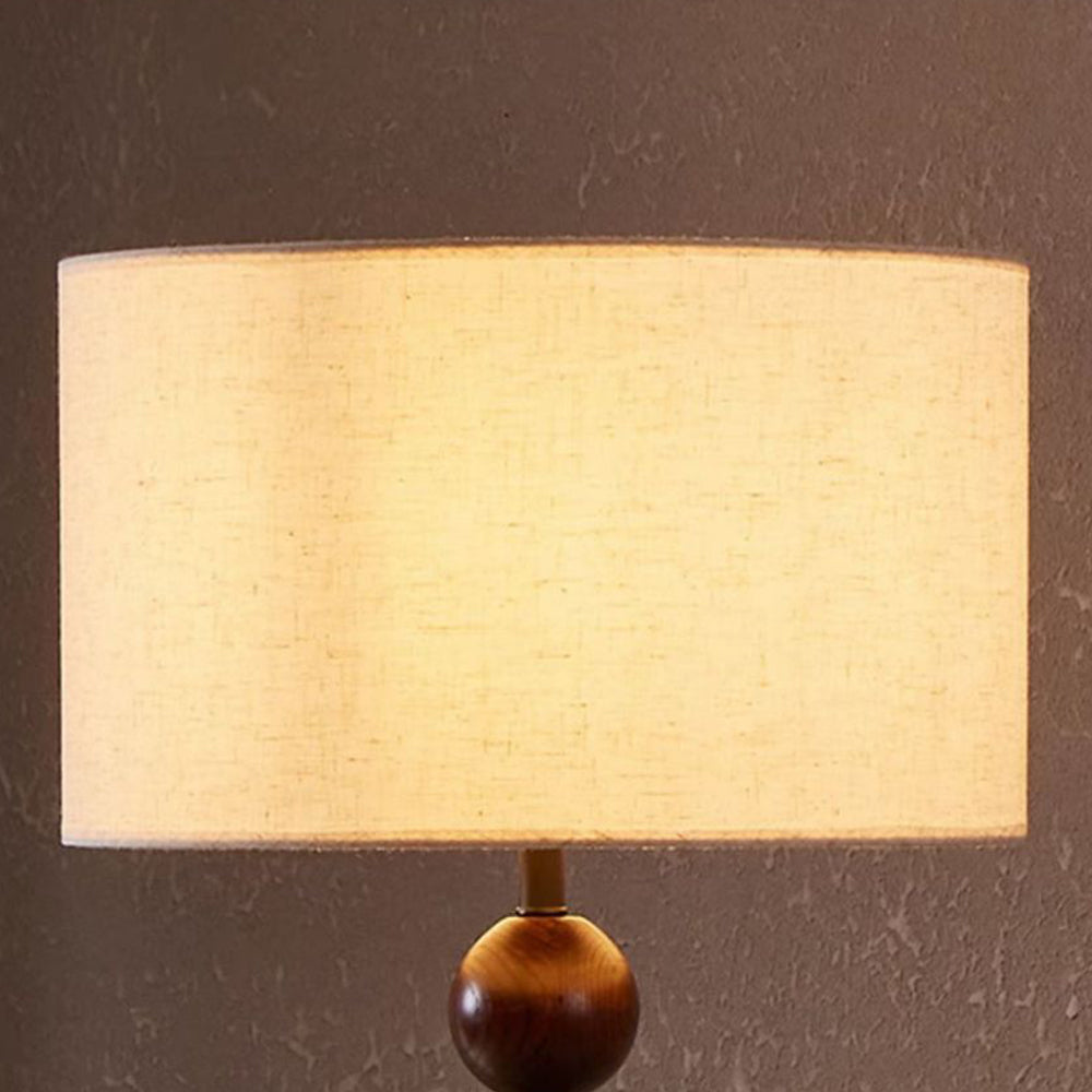 Medieval Wooden Barbell Floor Lamp - Lumpaz