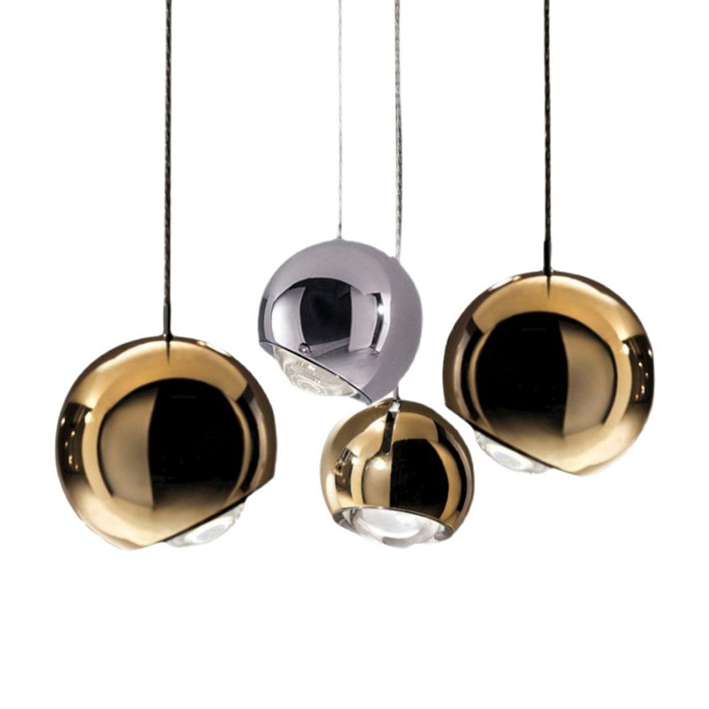 Mid-century Mirror Ball LED Pendant Light - Lumpaz