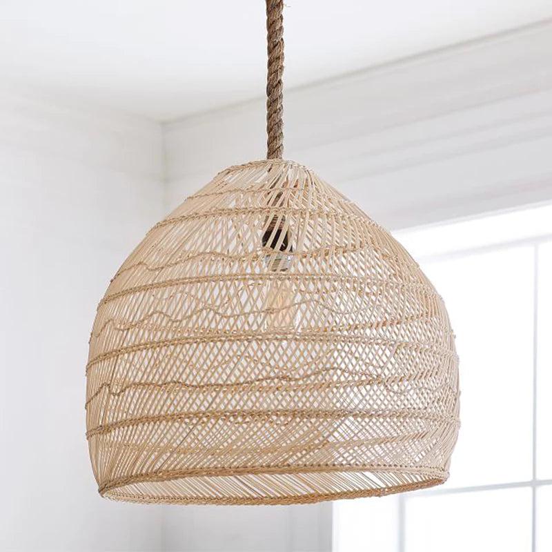 Handmade Hemp Rope Hanging Ceiling Lights - Lumpaz
