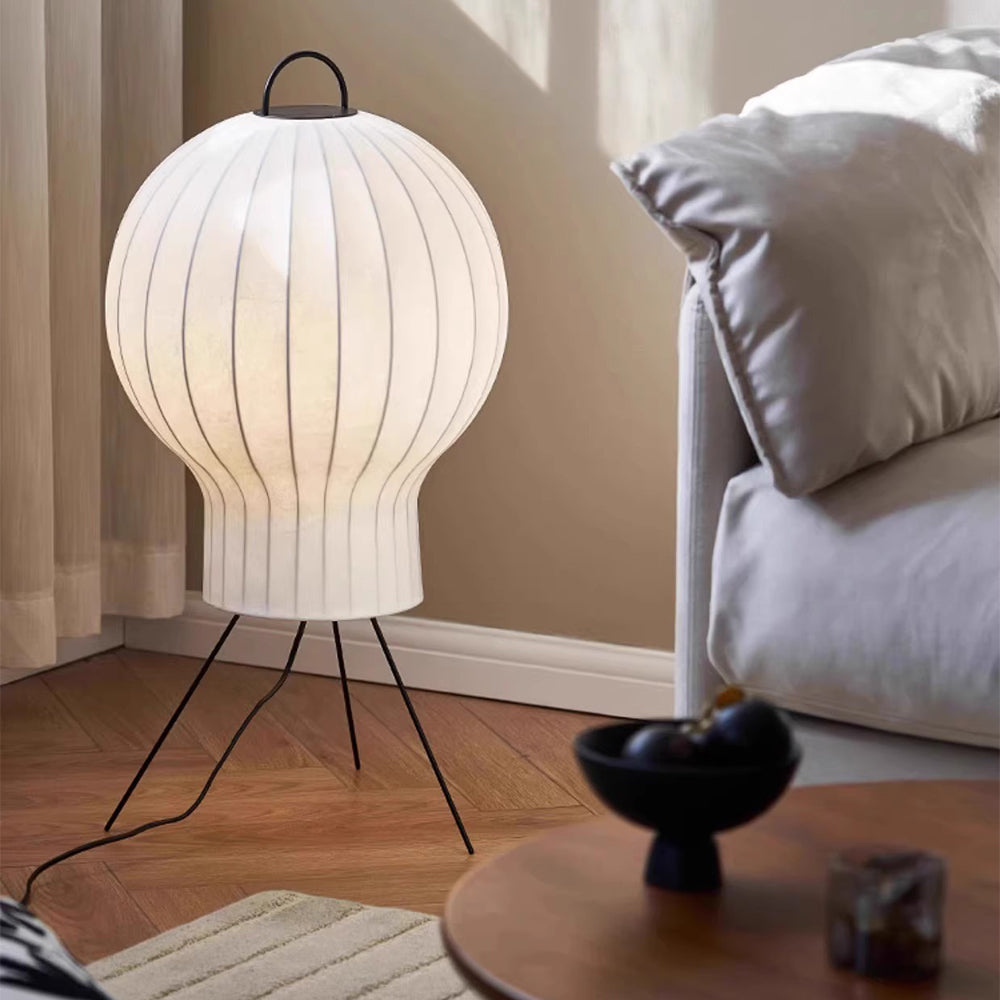 Wabi-sabi Silk Hot Air Balloon Floor Lamp - Lumpaz