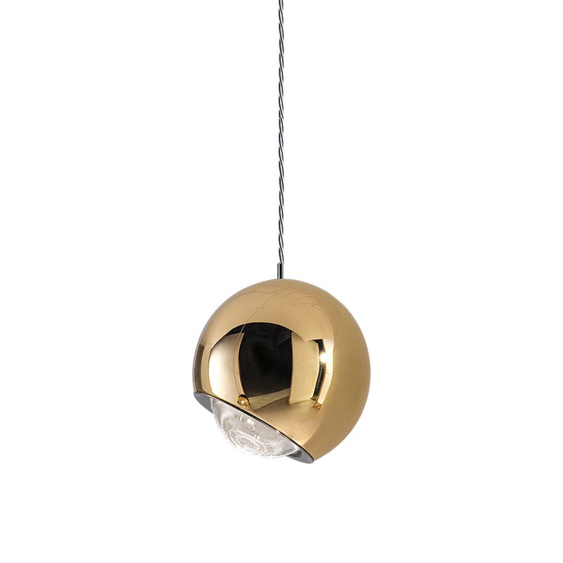 Mid-century Mirror Ball LED Pendant Light - Lumpaz