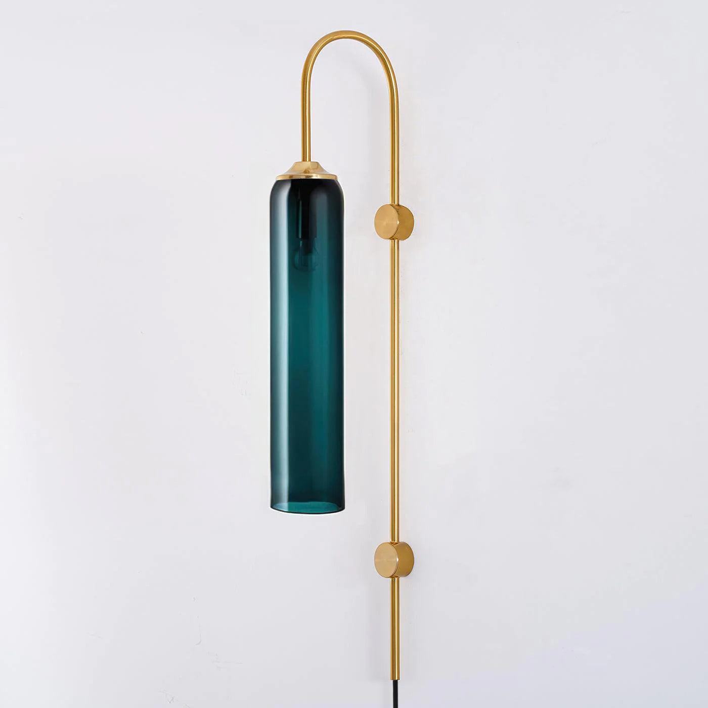 Modern Glass Plug-In Wall Lamp - Lumpaz