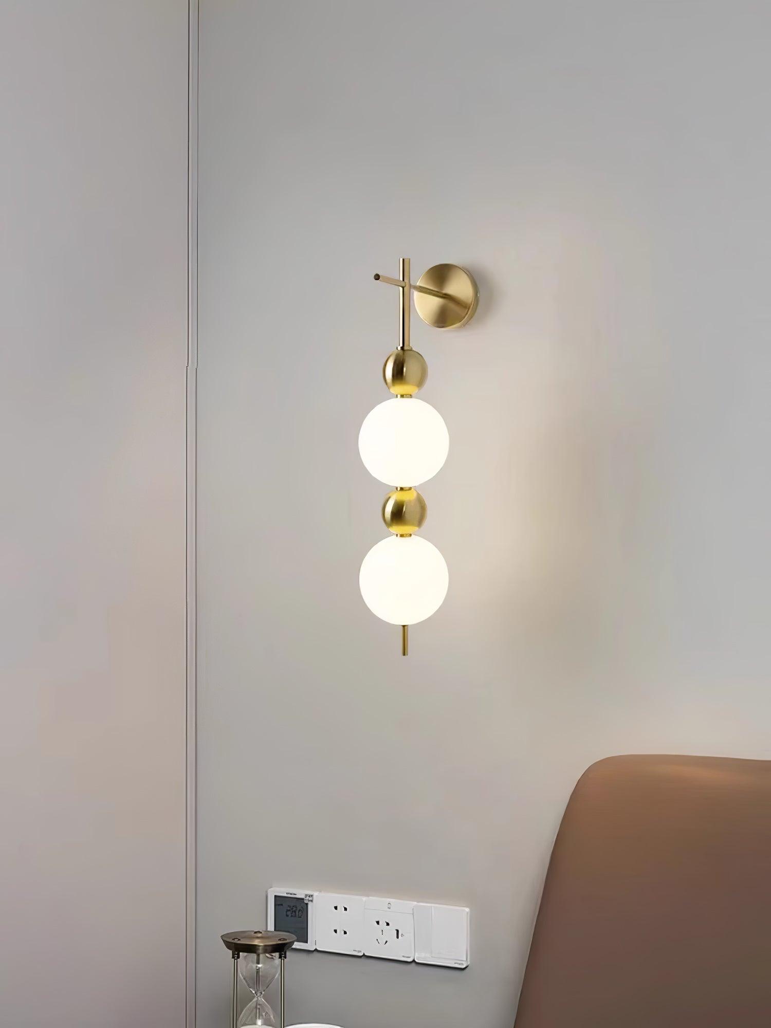 Candied Haws String Brass Wall Lamp - Lumpaz