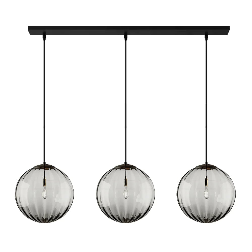 Modern Simple Round Glass Pendant Light - Lumpaz