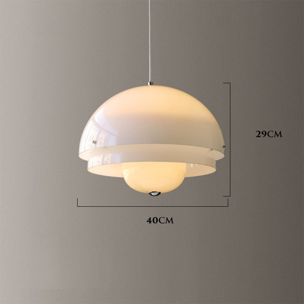 Bauhaus Nordic Cream Style Pendant Lamp - Lumpaz