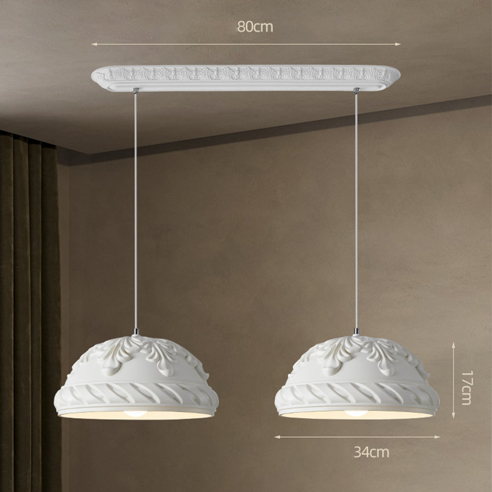 French Style Resin Retro Pendant Light - Lumpaz