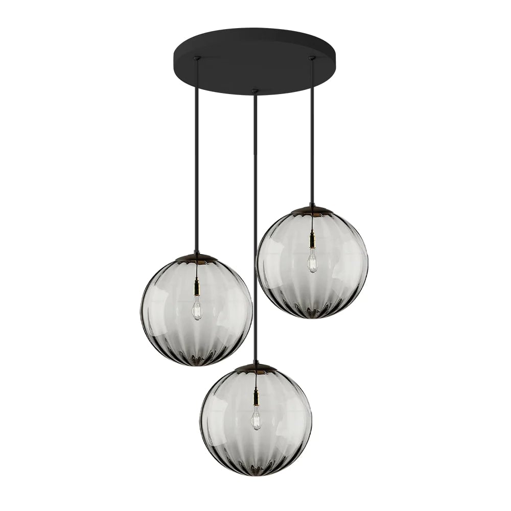 Modern Simple Round Glass Pendant Light - Lumpaz